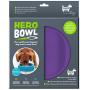 hownd Hero Dog Bowl Pet Products- Antimicrobial Dog Bowl - Actively Kills Microbes, Such as Bacteria, Mold and Fungi, up to 99.99% on Bowls Surface- Hygienic Dog Bowl (Large, Lavender Blush)