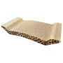 JIKLLSJID Fun Cat Tree and Tower, Cute U Shape Corrugated Paper Pet Cat Toy Cat Claw-Grinding Plate with Catnip Leopard Print Pattern