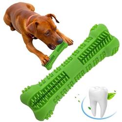 Outopu Pet Toothbrush Silicone Chew Toy - Doggy Teeth Cleaning Small Dog Bone Shape Stick Dog Toothbrush Doggy Puppy Dental Care Dog Chew Toy Dog Cleaning Mouth Teeth Care Products Pet Supplies