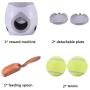 LFOZ Pet Smart Automatic pet Feeder Fetch Tennis Ball Launcher Dog Training Toys Interactive Throwing Ball Machine Dog Feeder
