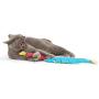 Twin Critters Organic Silver Vine Catnip Toy Sardine Refillable Plush 2-Pack for Cats & Kittens No Artificial Ingredients
