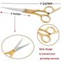 Dog Grooming Scissors Kit, 3 in 1 Cat Dog Grooming Clippers Set, Sharp Durable Stainless Steel Safety Dog Grooming Trimming Shears for Long & Short Haired Dogs Cats and Other Fur Pets