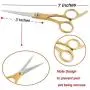 Dog Grooming Scissors Kit, 3 in 1 Cat Dog Grooming Clippers Set, Sharp Durable Stainless Steel Safety Dog Grooming Trimming Shears for Long & Short Haired Dogs Cats and Other Fur Pets