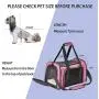 LI Zhi SHAI Pet Airline Travel Approved Airport Pet Carrier, Soft Sided Portable Folding Under Seat Air Travel Pet Carriers Bag for Small Animals LI Zhi SHAI Pet Airline Travel Approved Airport Pet Carrier, Soft Sided Portable Folding Under Seat Air Travel Pet Carriers Bag for Small Animals