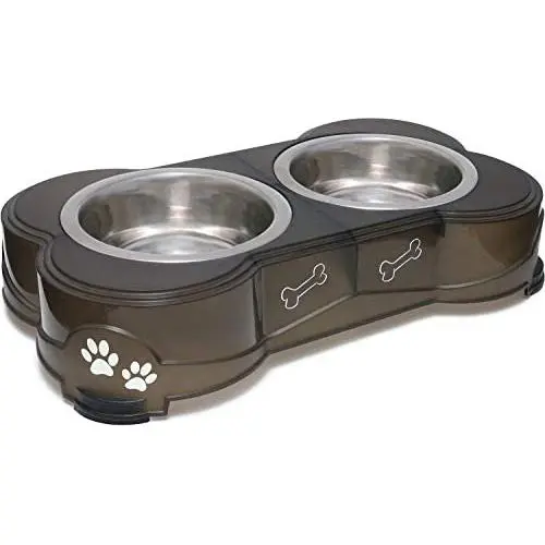Loving Pets Dolce Diner Dog Bowl, Small, 1 Pint, Espresso Loving Pets Dolce Diner Dog Bowl, Small, 1 Pint, Espresso