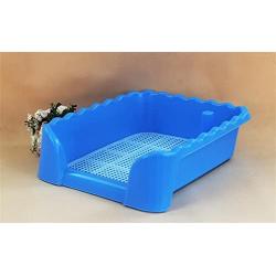 DAN Dog Toilet,Portable Plastic Toilet for Puppy Indoor Dog Toilet with Fenced for Small Dogs