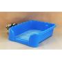DAN Dog Toilet,Portable Plastic Toilet for Puppy Indoor Dog Toilet with Fenced for Small Dogs