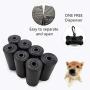 TYONMUJO Dog Poop Bags Wholesale Disposable Pet Waste Bags with Dispenser 180 Bags 12 Rolls+1 Dispenser Black U12