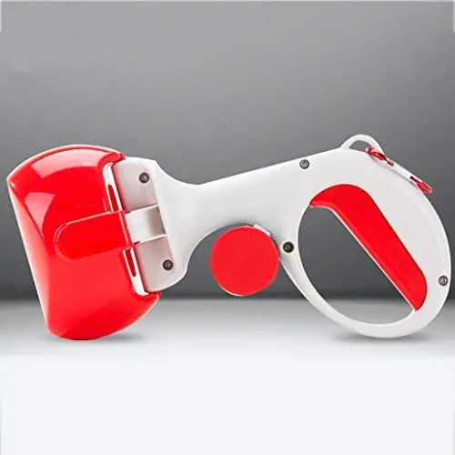 2 in 1 Pet Pooper Scooper with Poop Bags Pet Waste Scooper Long Handle Top Paw Jaws Poop Scooper for Small Large Dogs-red-26x12cm 2 in 1 Pet Pooper Scooper with Poop Bags Pet Waste Scooper Long Handle Top Paw Jaws Poop Scooper for Small Large Dogs-red-26x12cm