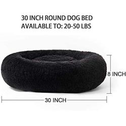 Dog Bed for Large Dogs Chew Proof,Medium Dog Bed Durable Machine Washable Dog Bed Square, Comfortable Fleece Puppy Dog Bed Medium Small, Grey