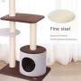 Cat Tree, Cat Tower, Cat Condo with Sisal Scratching Posts and Crown Plush Perch, Cat Bed Furniture, Kitten Activity Center, Pet Play House