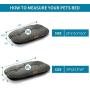 HIPIPET Puppy Bed for Small/Medium Dogs Nonskid Bottom Linen Dog Crate Bed Mat, Breathable Dog Pillow Mattress, Ideal as Dog Bed Insert