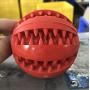 IQ Treat Ball [Chew Toy] for Dogs & Cats [Dental Treat][Bite Resistant] Durable Non Toxic- BPA Free-Strong Tooth Cleaning for Pet Training/Playing/Chewing, [Enhace Your Pets Playing Experience Now!]