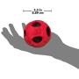 Nerf Dog Bash Rubber Wrapped Tennis Ball Dog Toy, Lightweight, Durable and Water Resistant, 3.5 Inches, for Medium/Large Breeds, Single Unit, Red