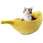 Runing Pet Banana Cat Bed House,Dog Bed,Pet Bed Soft Cat Cuddle Bed Cute Banana, Lovely Pet Supplies for Cats Kittens Bed,Yellow