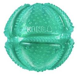 KONG - Squeezz Dental Ball - Unique Flexible Texture, Teeth and Gum Cleaning Dog Toy - for Medium/Large Dogs