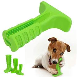 Kuntrona Dog Toothbrush Dog Brushing Stick Dogs Tooth Cleaning Toy Rubber Pet Puppy Chewing Playing Toy S M L for French Dog Accessoires