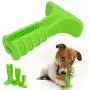 Kuntrona Dog Toothbrush Dog Brushing Stick Dogs Tooth Cleaning Toy Rubber Pet Puppy Chewing Playing Toy S M L for French Dog Accessoires