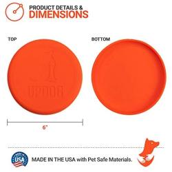 Dog Frisbee | Made in USA | UpDog Products Small 6-Inch Flying Disc for Dogs