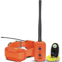Dogtra Pathfinder Dog Remote Training and GPS Tracking Collar - 9 Mile Range, Sports Upland Hunting, Waterproof Receiver, Rechargeable, Static, Audible Tone, PetsTEK Trainer Clicker - Orange Edition