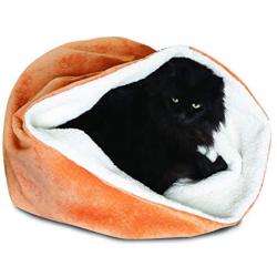 17 inch Villa Aubergine Burrow Cat Bed