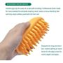 ZOOPOLR Pet Silicone Shampoo Brush for Long & Short Hair Medium Large Pets Dogs Cats, Anti-Skid Rubber Dog Cat Pet Mouse Grooming Shower Bath Brush Massage Comb