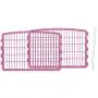 IRIS 24 Pet Playpen 4 + 2 Add-On Panel, Pink IRIS 24 Pet Playpen 4 + 2 Add-On Panel, Pink