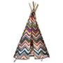 long rich Portable Pet Teepee Pet Tents & Pet House with Removable Cushion for Puppy & Kitty Cat, by Happycare Textiles