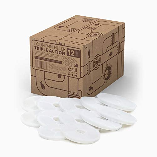 Catit Genuine Fountain Filters for 3 L Flower Fountain and Fresh and Clear Fountains Only