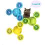 MARIANNA Windmill Cat Toys for Indoor Interactive Catnip Balls Turntable Teasing Pet Toy with Suction Cup