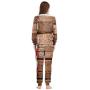 C COABALLA Wood Texture -,Womens Onesie Pajamas Sportswear Wood Planks Maplewood - New Jersey M