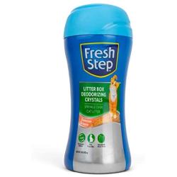 Fresh Step Cat Litter Crystals in Summer Breeze | Cat Litter Box Deodorizer, 15 Ounces - 3 Pack, Deodorizing