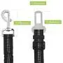 SlowTon Dog Seat Belt, 2 Pack Adjustable Pet Car Seatbelt Elastic Bungee Buffer Heavy Duty Reflective Nylon Safety Belt Connect to Dog Harness in Vehicle Travel Daily Use SlowTon Dog Seat Belt, 2 Pack Adjustable Pet Car Seatbelt Elastic Bungee Buffer Heavy Duty Reflective Nylon Safety Belt Connect to Dog Harness in Vehicle Travel Daily Use