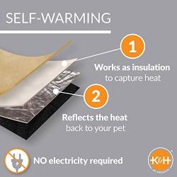 K&H PET PRODUCTS Self-Warming Crate Pad