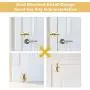 Door Security Slide Latch Lock Thickened Stainless Steel Barrel Bolt, Heavy Duty Sliding Latch Lock for Door Gate Window, Set of 4 Door Security Slide Latch Lock Thickened Stainless Steel Barrel Bolt, Heavy Duty Sliding Latch Lock for Door Gate Window, Set of 4