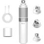 jiaboyu Dog Nail Grinder and Clippers Dog Nail Trimmer with 3 Ports Professional Pet Nail Trimmer Stepless Speed Electric Dog Nail File Grooming Smoothing for Small Medium Large Dogs and Cats