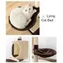 S-Lifeeling Cat Tree Cat Tower Cat Climbing Frame with Cat Litter Sisal Cat Toy with Cat Nest Jumping Platform Crawling Cat Rack (Fish Shape)