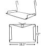 Strong Hanging Cat Hammock - Plush Pet Shelf - Folds Easily for Travel - Hang Anywhere (Beige and Grey)