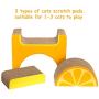 Hollypet Cat Scratcher, 3 in 1 Cat Scratch Pad, Kitten Lounge Bed, Premium Recyclable Corrugated Cardboard