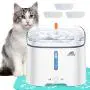 Camroop Cat Water Fountain, 68oz/2L Automatic Dog Water Fountain Pet Water Dispenser with Indicator & 1 Silicone Mat,Water Shortage Alert,Water Level Window Camroop Cat Water Fountain, 68oz/2L Automatic Dog Water Fountain Pet Water Dispenser with Indicator & 1 Silicone Mat,Water Shortage Alert,Water Level Window