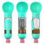 N/F Pet Dog Water Bottle, Dog Travel Water Bottle, Dog Water Bottle and Food Container 2-in-1, Suitable for Outdoor use by Cats and Dogs, Multifunctional, Lightweight and Convenien