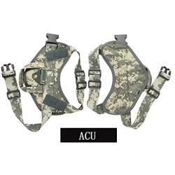 ZJDU K9 Dog Harness Handled MOLLE Vest, with Handletactical Service Dog Vest Harness,Outdoor Training Water-Resistant Comfortable Military Patrol K9 Dog Harness
