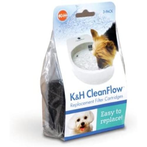 K&H PET PRODUCTS CleanFlow Replacement Filter Cartridges 3Pk