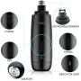 Dog Nail Grinder Black Electric Pet Nail Trimmer Slow Noise for Small Medium Large Dogs & Cats Claw Care