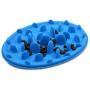 PETBABA Dog Bowl Slow Feeder, Interactive Puzzle Fun Silicone Nonskid Feed Dish, Against Bloat in Eating Food, Keep Your Cat Pet Healthy