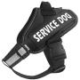 Bolux Service Dog Harness, Easy On and Off Pet Vest Harness - 3M Reflective Anti Pulling Tugging Choking Pet Halters with Nylon Handle for Small Medium Large Dogs