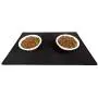 Ptlom Pet Placemat for Dog and Cat, Mat for Prevent Food and Water Overflow, Suitable for Medium and Small Pet,Silicone,19'' 12'' Ptlom Pet Placemat for Dog and Cat, Mat for Prevent Food and Water Overflow, Suitable for Medium and Small Pet,Silicone,19'' 12''