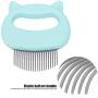 Misyue Pet Hair Removal Comb Cat Massage Trimmer Effective Removing Matted Fur, Knots and Tangles Grooming Tool for Short & Long Hair