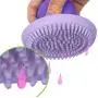 Fancy Fur FURemover Soap Dispensing Scrubber Brush, Pet Grooming Hand Brush, Reduce Shedding During Bath Time, Natural Rubber Pet Brush, Colors May Vary