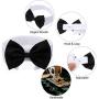 4 Pieces Pet Bow Tie Adjustable Pet Neck Tie Costume Formal Dog Collar for Small Dogs and Cats Puppy Grooming Ties Party Accessories